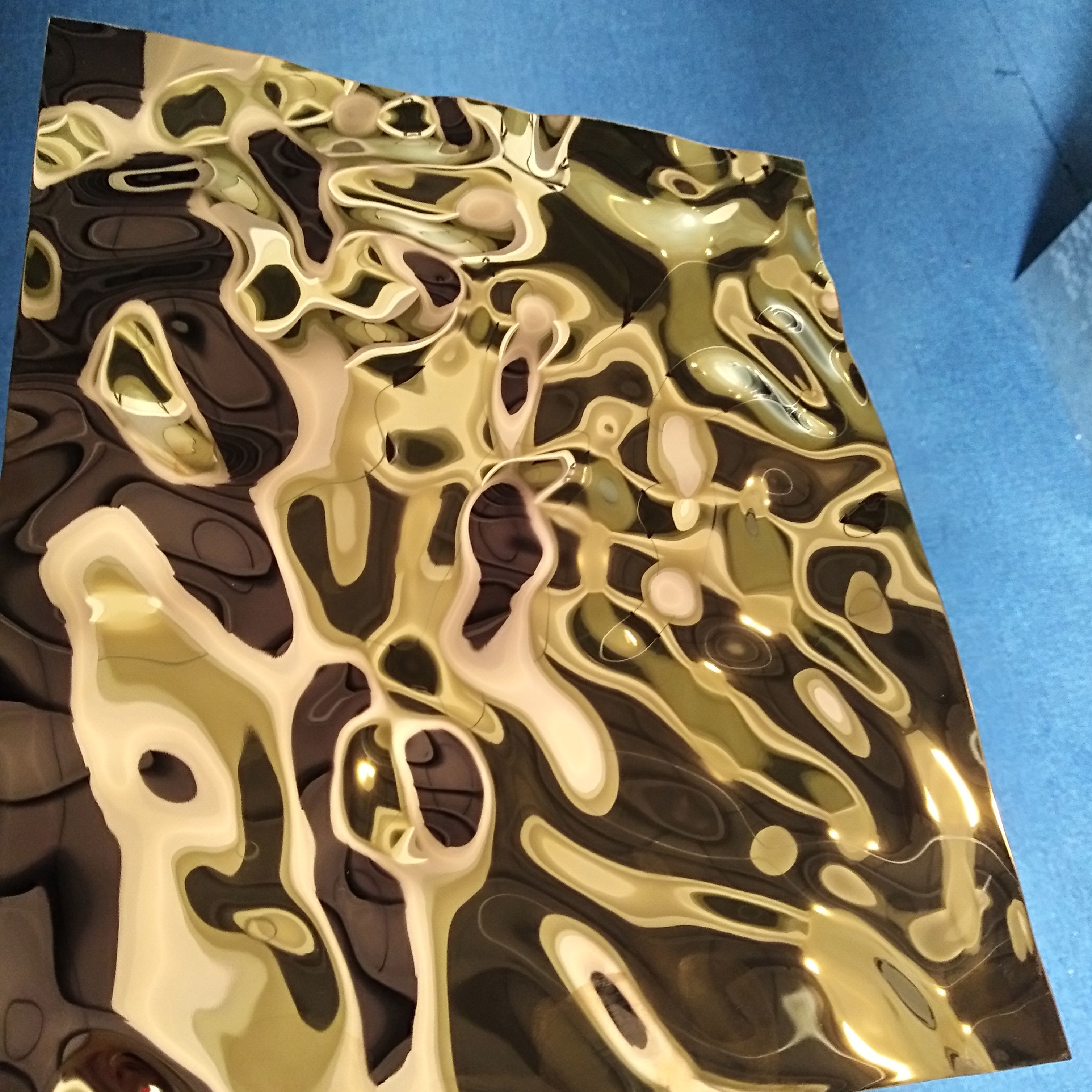 gold stainless steel sheet