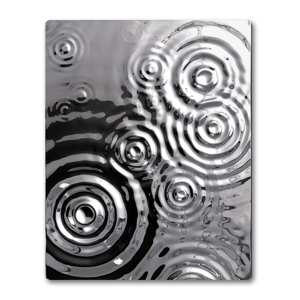 Long service life water ripple stainless steel sheet stamped finish ss sheet for ceiling decoration